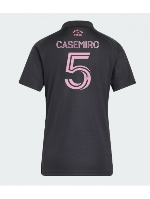 Inter Miami Casemiro #5 Replika Borta Kläder Dam 2026-27 Kortärmad Inter Miami Casemiro #5 Replika Borta Kläder Dam 2026-27 Kortärmad